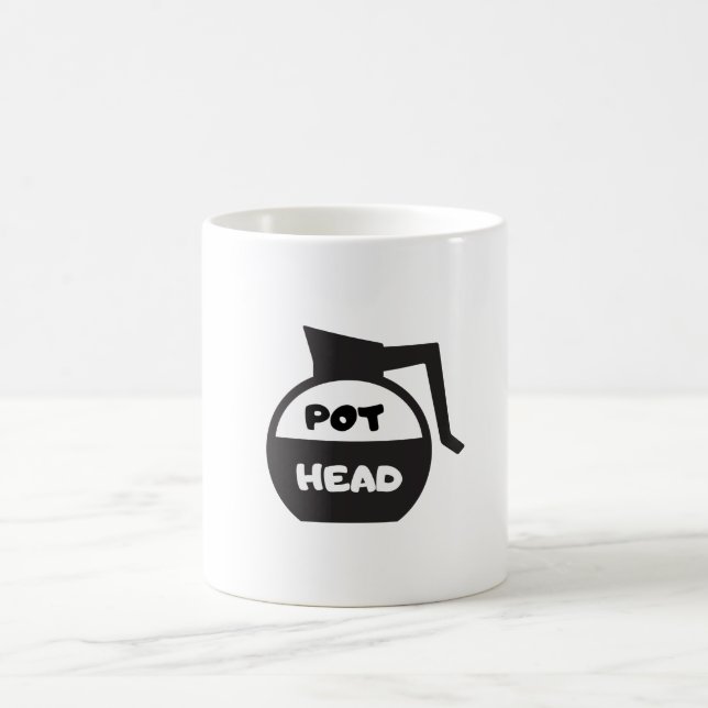 Coffee Pot Head Coffee Mug (Center)