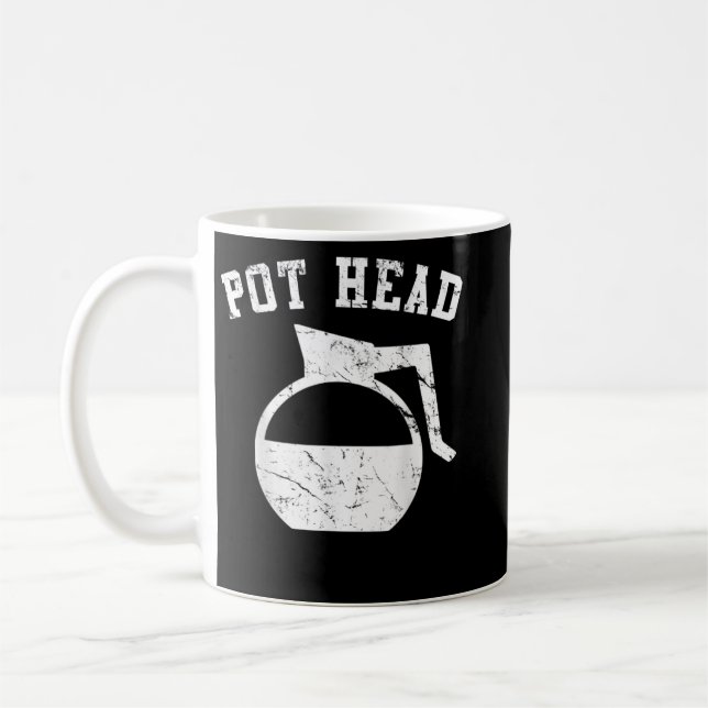 Coffee Pot Head  Mug (Left)