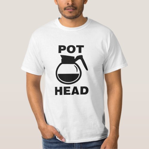 Coffee Pot Head _ simple drawing T_Shirt