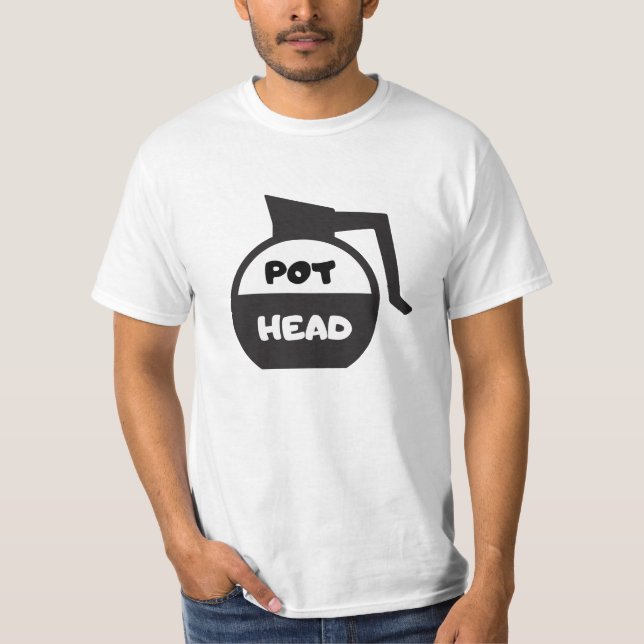 Coffee Pot Head T-Shirt (Front)