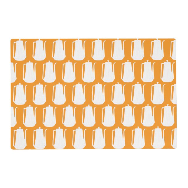 Coffee Pot Repeat Coffee Shop Shower Gift   Placemat (Front)