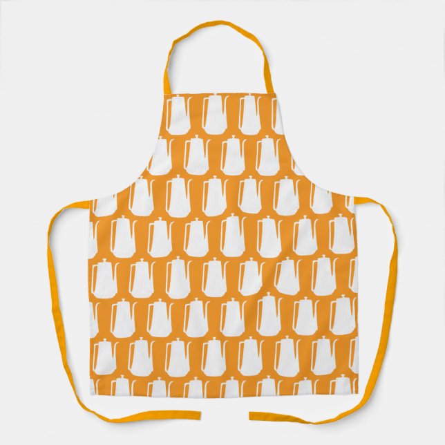 Coffee Pot Repeat Kitchen Chef   Apron (Front)