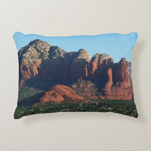 Coffee Pot Rock I in Sedona Arizona Accent Pillow (Front)