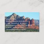 Coffee Pot Rock I in Sedona Arizona Business Card