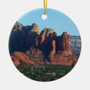 Coffee Pot Rock I in Sedona Arizona Ceramic Ornament