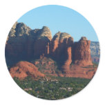 Coffee Pot Rock I in Sedona Arizona Classic Round Sticker
