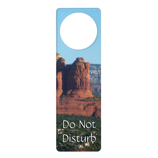 Coffee Pot Rock I in Sedona Arizona Door Hanger (Front)