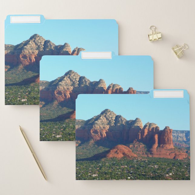 Coffee Pot Rock I in Sedona Arizona File Folder (Set)