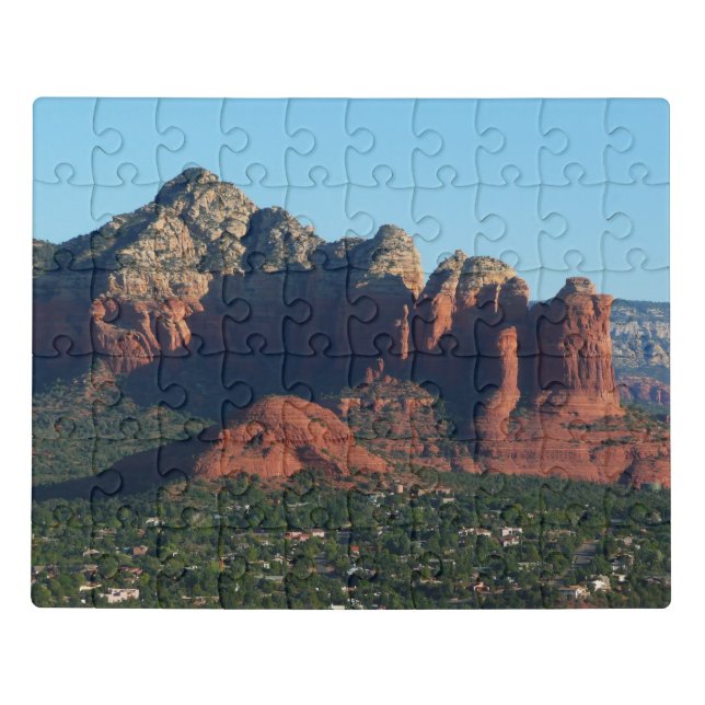 Coffee Pot Rock I in Sedona Arizona Jigsaw Puzzle (Puzzle Horizontal)
