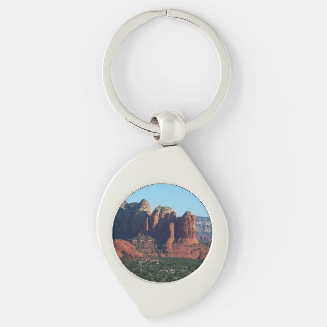 Coffee Pot Rock I in Sedona Arizona Keychain (Front)