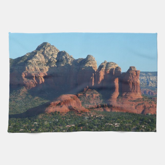 Coffee Pot Rock I in Sedona Arizona Kitchen Towel (Horizontal)