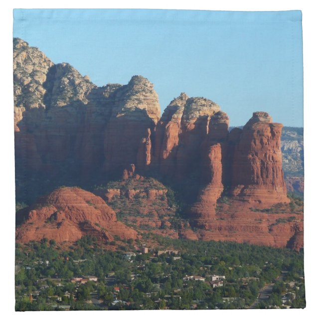 Coffee Pot Rock I in Sedona Arizona Napkin (Front)