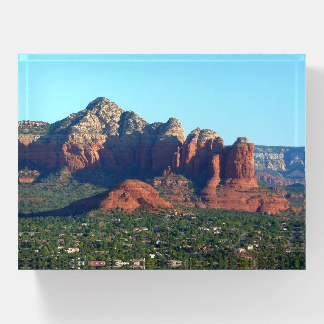 Coffee Pot Rock I in Sedona Arizona Paperweight (Front)