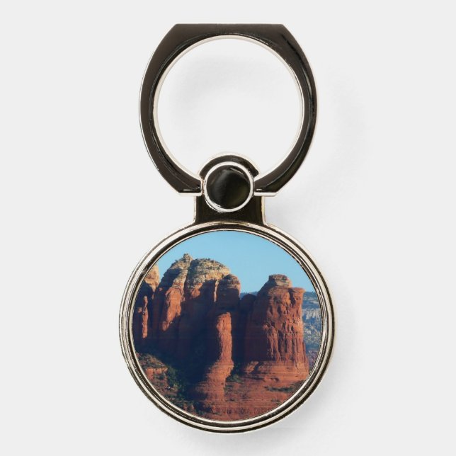 Coffee Pot Rock I in Sedona Arizona Phone Ring Stand (Front)