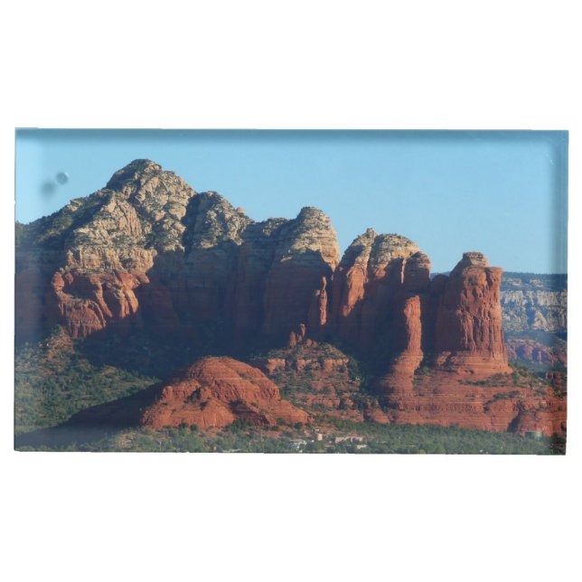 Coffee Pot Rock I in Sedona Arizona Place Card Holder (Front)