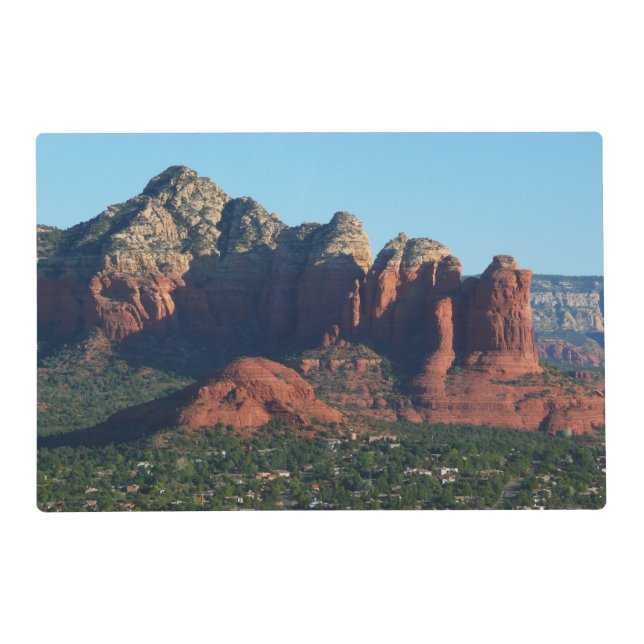Coffee Pot Rock I in Sedona Arizona Placemat (Front)