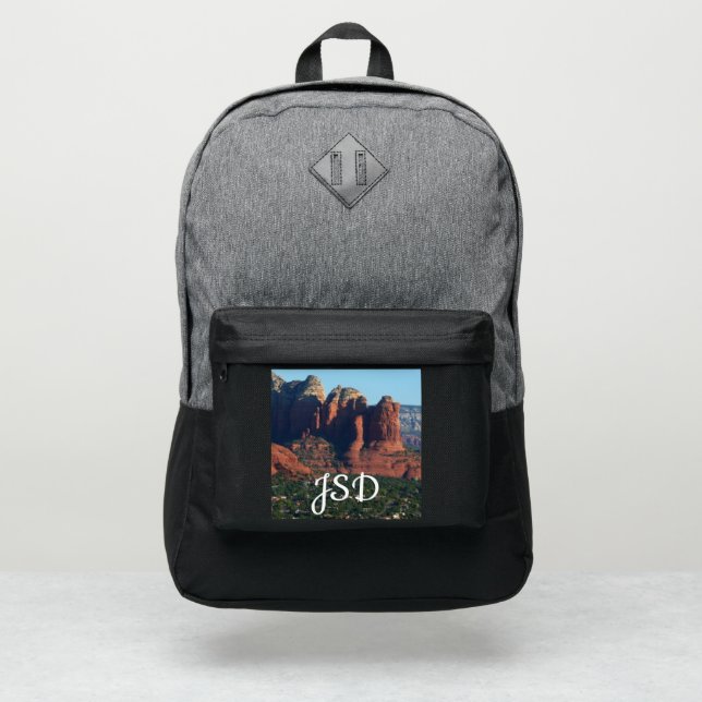 Coffee Pot Rock I in Sedona Arizona Port Authority® Backpack (Front)