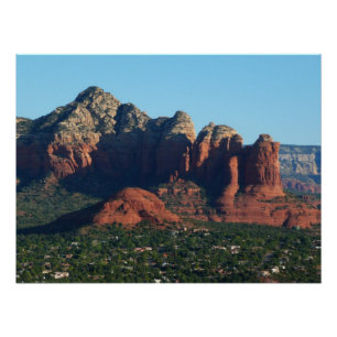 Coffee Pot Rock I in Sedona Arizona Poster