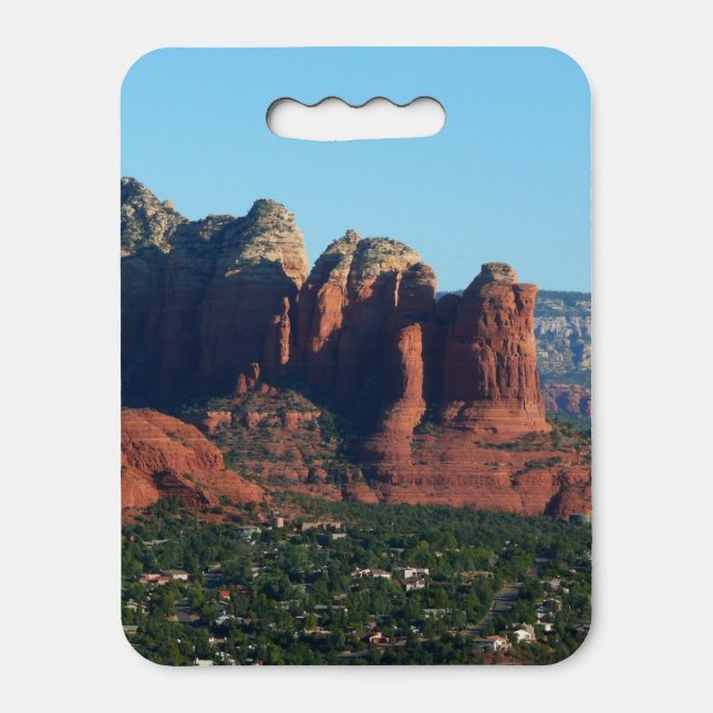 Coffee Pot Rock I in Sedona Arizona Seat Cushion (Front Vertical)