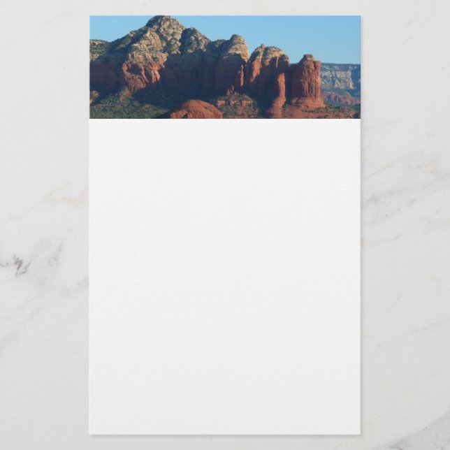 Coffee Pot Rock I in Sedona Arizona Stationery (Front)