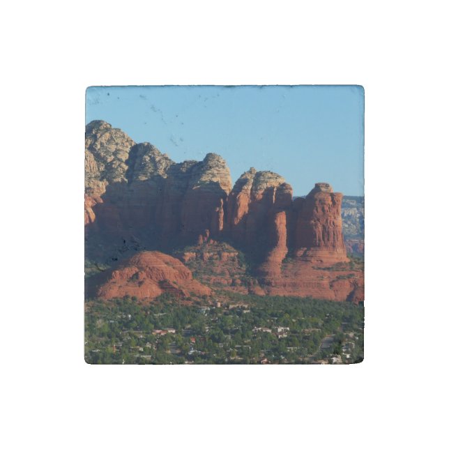 Coffee Pot Rock I in Sedona Arizona Stone Magnet (Front)