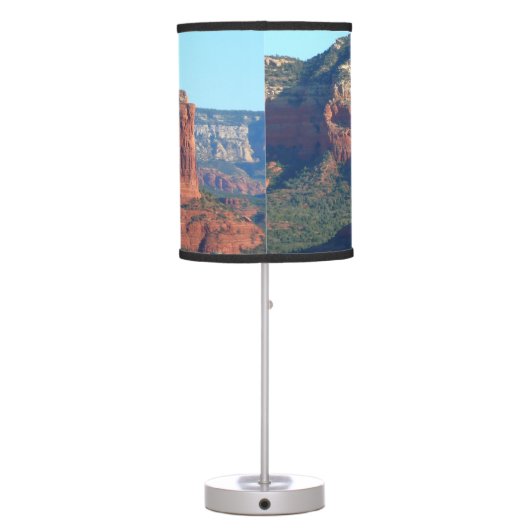 Coffee Pot Rock I in Sedona Arizona Table Lamp (Back)