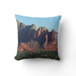 Coffee Pot Rock I in Sedona Arizona Throw Pillow
