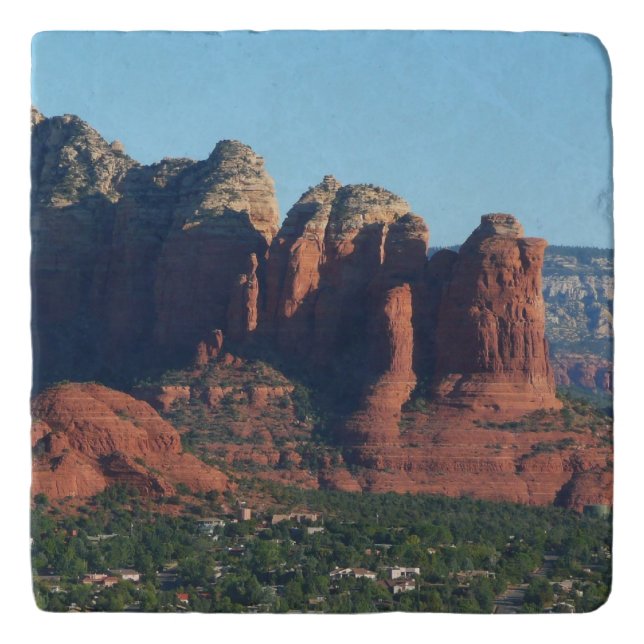 Coffee Pot Rock I in Sedona Arizona Trivet (Front)
