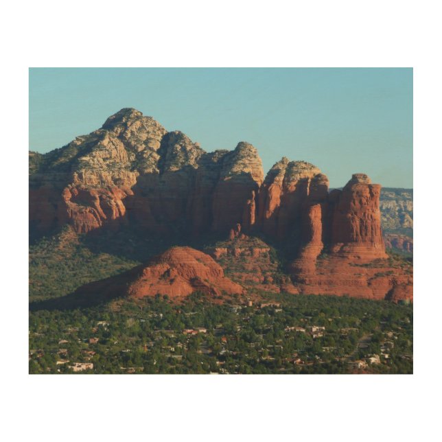 Coffee Pot Rock I in Sedona Arizona Wood Wall Art (Front)