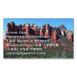 Coffee Pot Rock II in Sedona Arizona Business Card Magnet