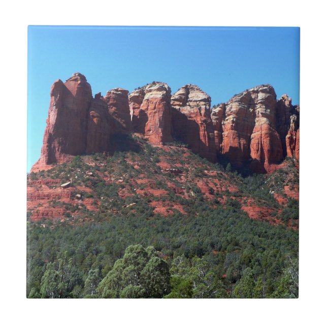 Coffee Pot Rock II in Sedona Arizona Ceramic Tile (Front)