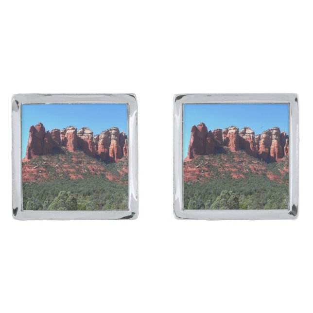 Coffee Pot Rock II in Sedona Arizona Cufflinks (Front)