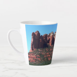 Coffee Pot Rock II in Sedona Arizona Latte Mug