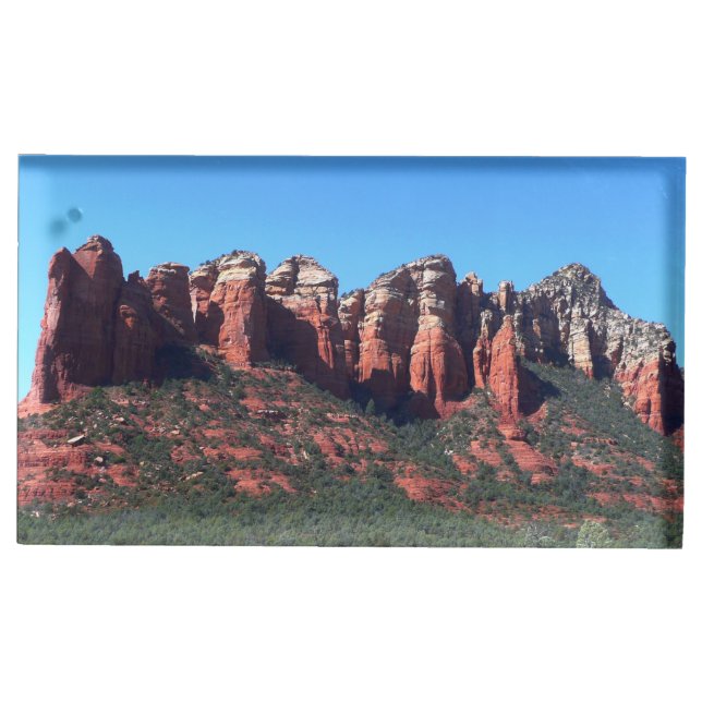 Coffee Pot Rock II in Sedona Arizona Place Card Holder (Front)
