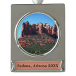 Coffee Pot Rock II in Sedona Arizona Silver Plated Banner Ornament
