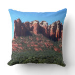 Coffee Pot Rock II in Sedona Arizona Throw Pillow