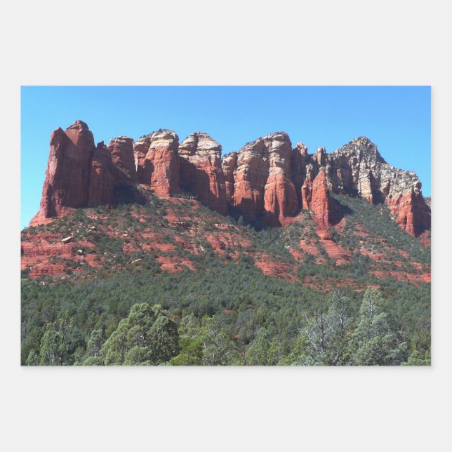 Coffee Pot Rock II in Sedona Arizona Wrapping Paper Sheets (Front)
