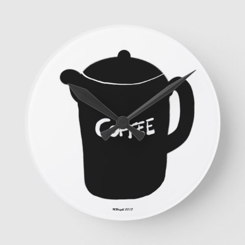 Coffee Pot Wall Clock