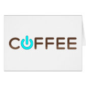 Coffee Power (Blue) Cards (Front Horizontal)