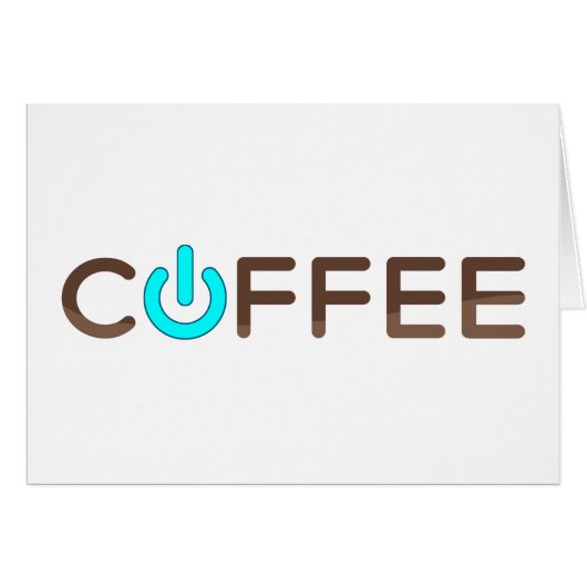 Coffee Power (Blue) Cards (Front Horizontal)