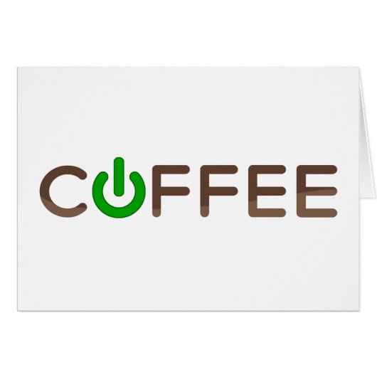 Coffee Power (Green) Cards (Front Horizontal)