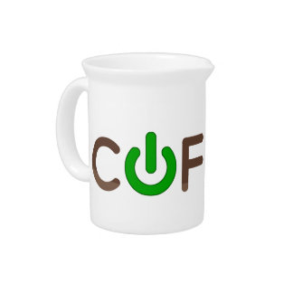 Coffee Power (Green) Drink Pitcher