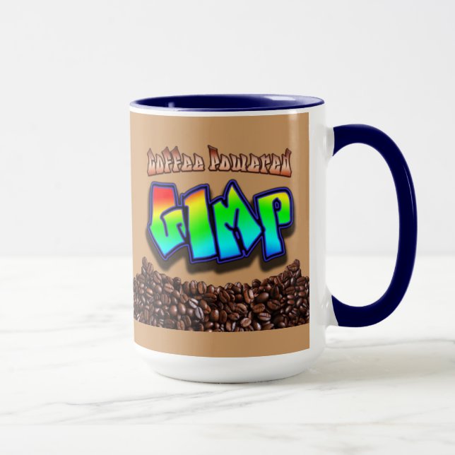 Coffee Powered Gimp Mug (Right)