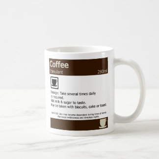 Coffee prescription, medical mug