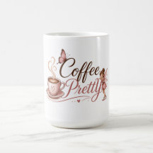 Coffee Pretty logo mug