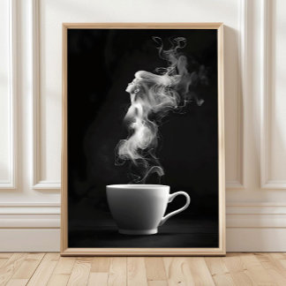 Coffee Print, Body Woman Wall Art, Coffee Wall Art