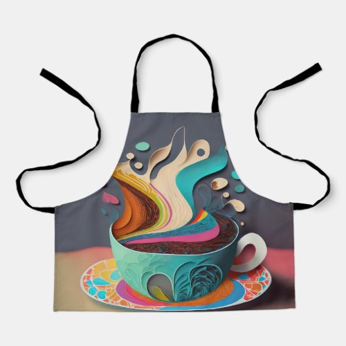 Coffee Printed Apron