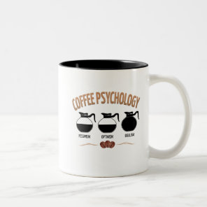 Coffee Psychology Two-Tone Coffee Mug