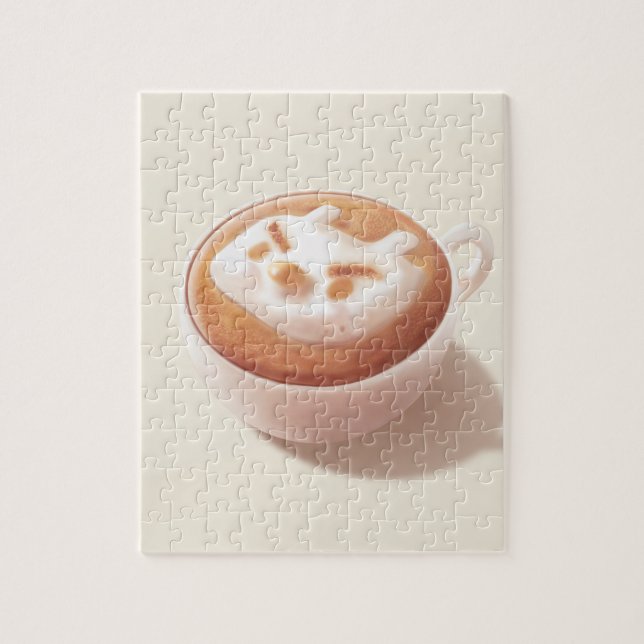 Coffee Pun: Iron T Foaming With Feelings Art Jigsaw Puzzle (Vertical)