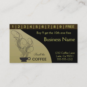Coffee Punch Cards